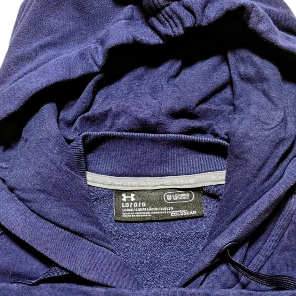 Under Armour NFL Combine Authentic New England Patriots Men Hooded Jacket Size L